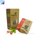 Food Grade Ziplock Pouch Kraft Paper Doypack Bag